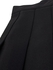 Pleated High Waist Slim Skirt Mini Zipper Snaps Black Dress