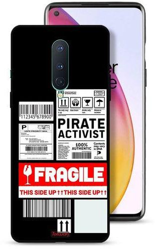 OnePlus 8 4G Protective Case Cover Private Activist Fragile Sticker