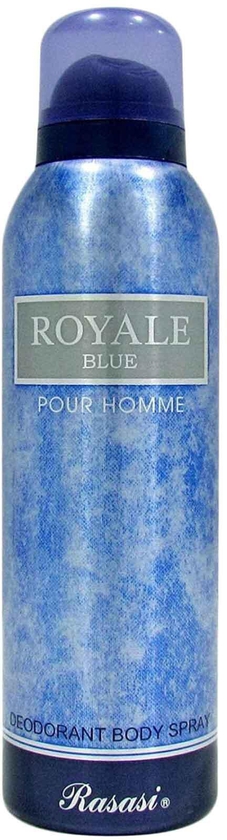 Rasasi Royale Blue Pour Homme Deodorant Body Spray For Men 200Ml