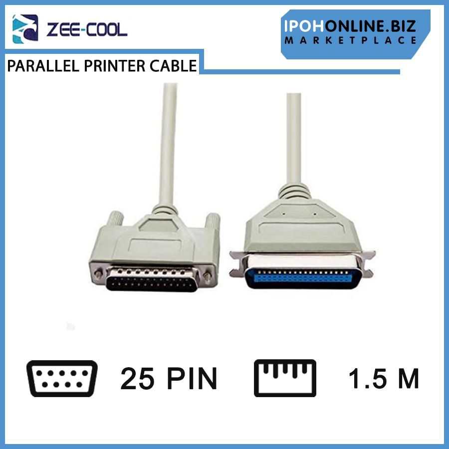ZEE-COOL 1.5M 25PIN Parallel Printer Cable