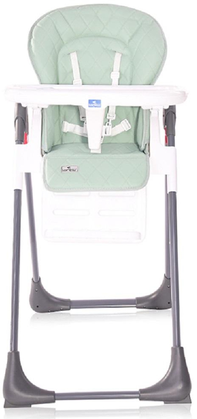 Lorelli Classic - Cryspi Frosty Leather High Chair - Green- Babystore.ae