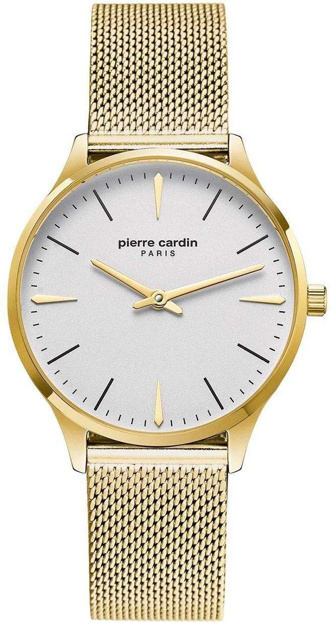 Pierre Cardin Mesh Stainless Steel Analog Watch For Women Gold PC902282F08