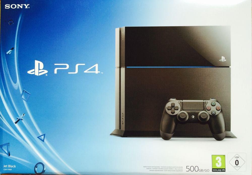 Sony PlayStation 4 Standard Edition 500 GB, Region 2 - Black