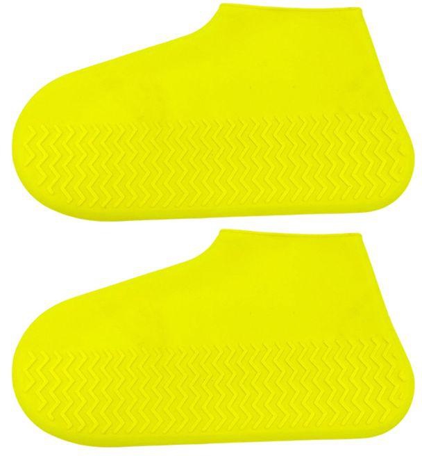 Generic 2Pcs Boot Covers Outdoor Rainy Days Rain Boot Covers Yellow