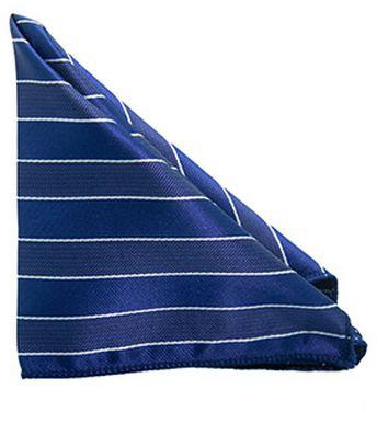Men`s Square Pocket Handkerchief - Navy Blue
