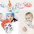 Fashion Baby Molar Gloves Baby Teething Food Grade Silicone Glove Cute Panda Molar Glove Prevent Biting