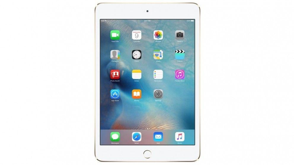 Apple iPad Mini 4 without Facetime Tablet - 7.9 Inch, 128GB, WiFi, Gold