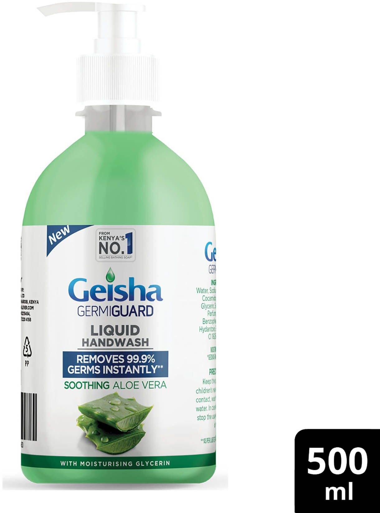 Geisha Soothing Aloe Vera Liquid Hand Wash 500ml