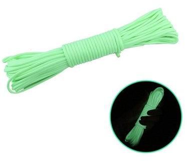 9-Core Nylon with Polyester Fluorescent Climbing Rope- 20 Meter