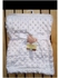 Generic Super Soft Baby Double Layer Receiving Blanket / Shawl - white