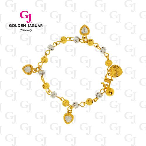 GJ Jewelry Emas Korea Bracelet - Love For Kids 9280509-0
