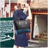 Blue and Black Patchwork Leather Tote Bag Set - Women's 4-Piece Top-Handle Shoulder Bags for office and daily use