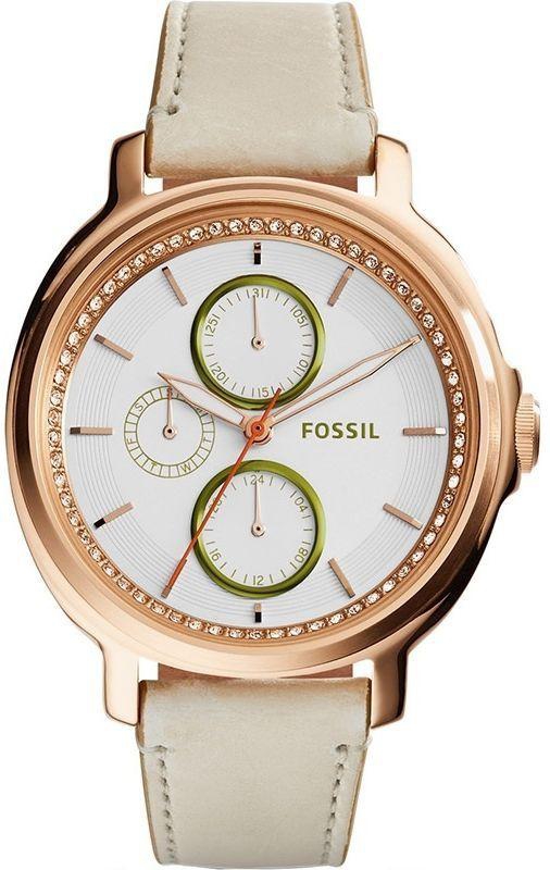 Fossil Chelsey Multifunction for Women - Analog Leather Band Watch - ES3930
