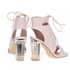 TRUFFLE Pink Heel Sandal For Women