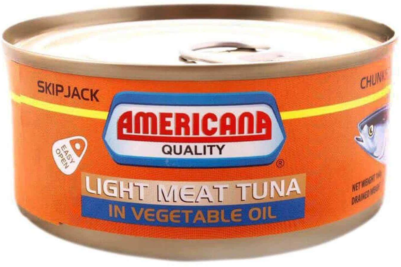 Americana, light meat tuna in vegetable oil 170g