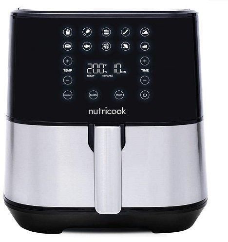Nutricook Healthy Fryer, 5.5 L, 1700Watts, Silver Black
