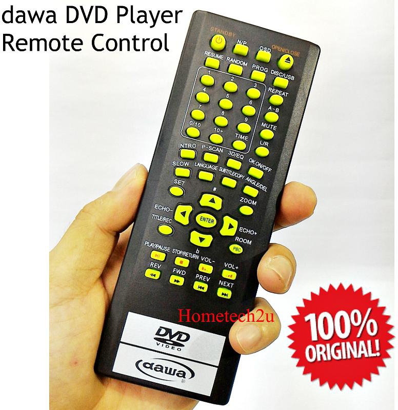 Hometech2u Original Dawa DVD Player Remote Control