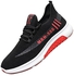 Kime Men MRN550 Flying Knit Sneakers SH35577 - 5 Sizes (Grey - Red)