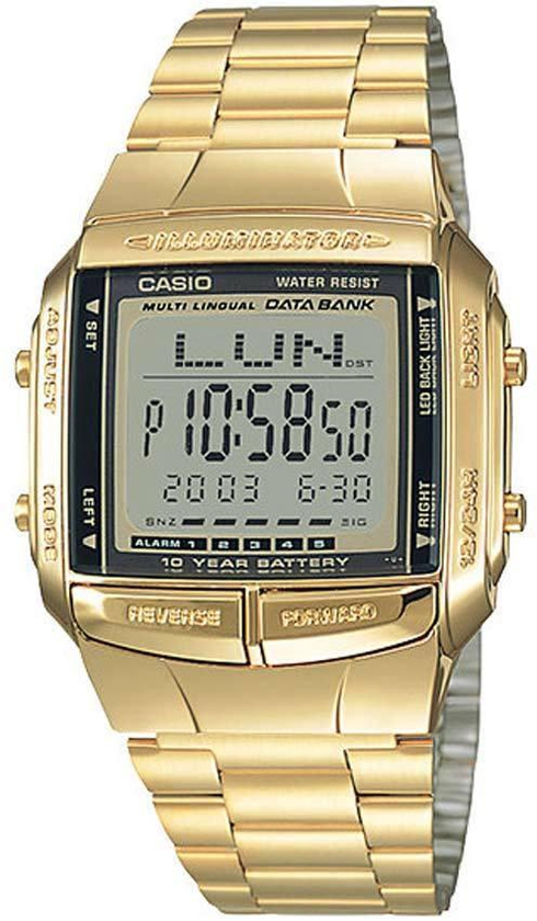 Casio Unisex DB-360G-9ADF Metal Basic Data Bank Small Size Watch
