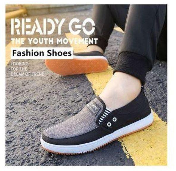 24 7 FASHION Classic Newest Men Breathable Casual sneakers shoes Black
