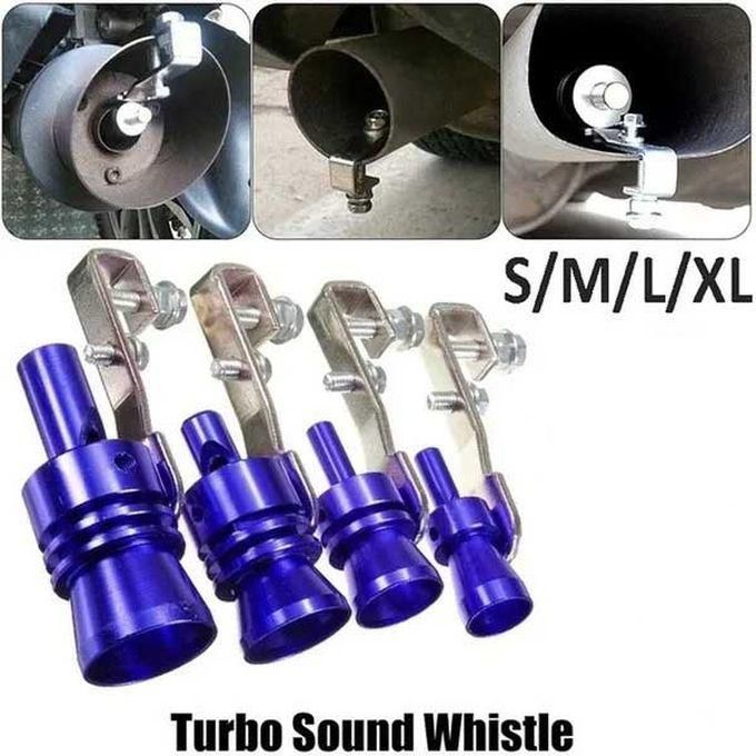Universal Aluminum Turbo Sound Exhaust Muffler Pipe Whistle Car Blow Off Valve Tip Simulator Whistler