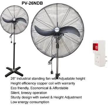 26" Industrial Fan For Optimal Ventilation With Free Surge - pv-26ndb