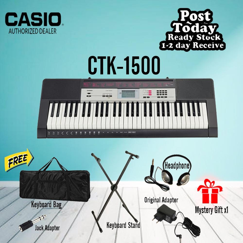 Casio CTK -1500 Portable Keyboard Electric 61keys CTK1500