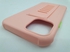 IPhone 12/12 Pro Liquid Silicone TPU Case Full Protection & Hand Strap Back - Pink