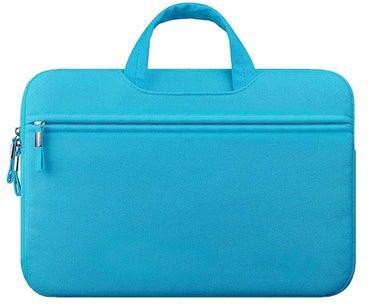 حقيبة حمل واقية لجهاز الكمبيوتر المحمول مقاس 15 بوصة أزرق