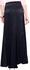 Seden - Crepe Long Skirt with Inner Lining, Black