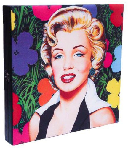 Marilyn Monroe Floral Background Accessories Box