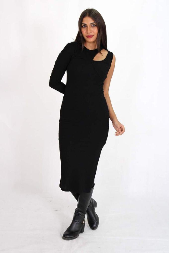 Ricci Casual Black Dress For Woman