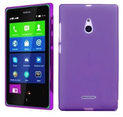 Soft Gel TPU Fit Case for Nokia XL - Purple