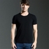 Men's Plain Polo T-shirt - BLACK