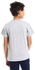 Ted Marchel Boys Printed Round Neck T-shirt - Heather Grey