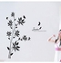 Art Butterflies Themed Decorative Wall Sticker Black 70x50cm