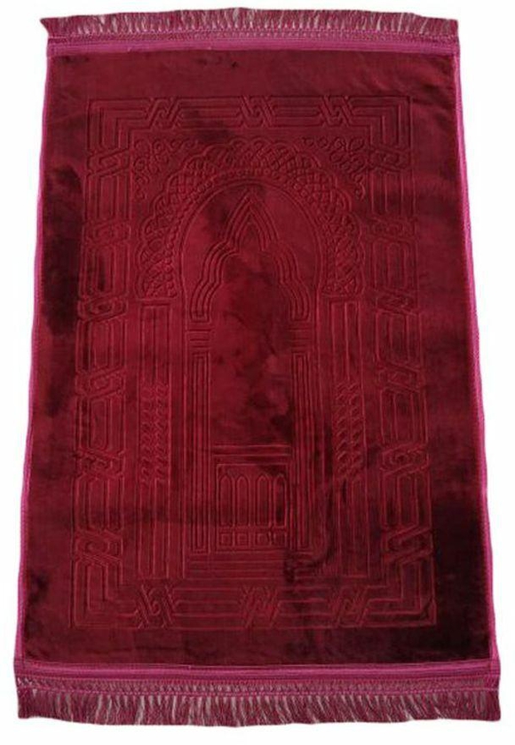 Polyester Prayer Mat Red 120x80centimeter