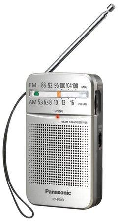 2-Band Pocket Sized Portable Radio RF-P50GC9-S Silver