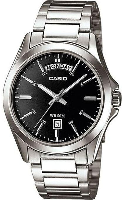Casio MTP-1370D-1A1 Standard Analog Stainless Steel Men's Watch