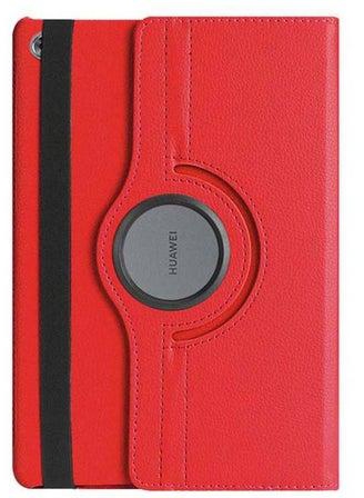 Protective Flip Cover For Huawei MediaPad M5 Lite 10.1-Inch Red/Black