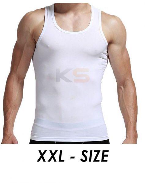 [12in1 Bundle Offer] Men's Cotton Tight Tank Top Sleeveless Undershirt - Extra Extra Large (XXL)