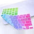 Generic US Ver. Colorful Silicone Rainbow Keyboard Cover For Macbook Retina 12 - Yellow
