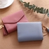 Generic Women Mini Tassel Wallet Card Holder Clutch Coin Purse Leather Handbag Purse#light Blue