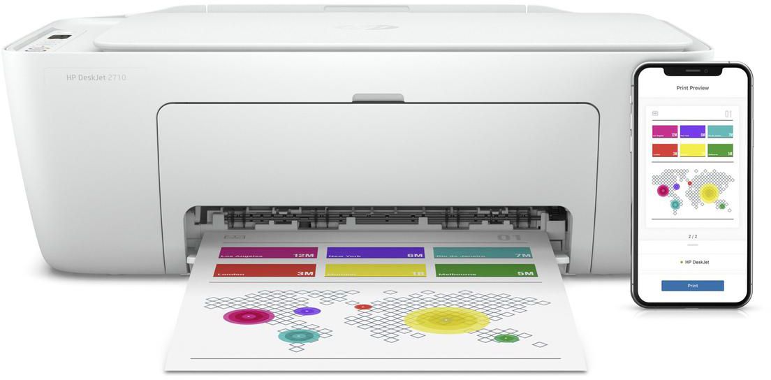 HP DeskJet 2710 Wireless All-In-One Printer