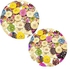 Magideal 100 Pieces Colorful Assorted Wooden Buttons For Sewing Craft Decor 25mm