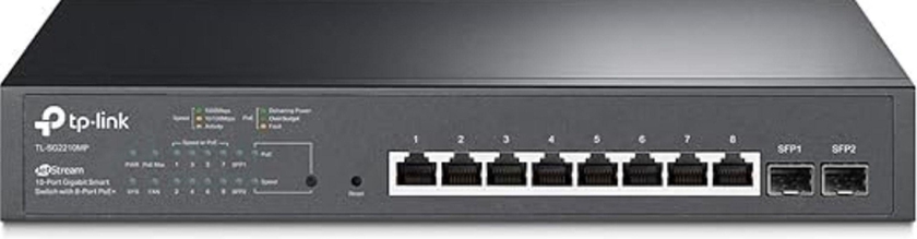 TP-Link 9-Port 10/100Mbps Desktop Switch With 8-Port PoE+,65 W PoE Up To 250 M PoE