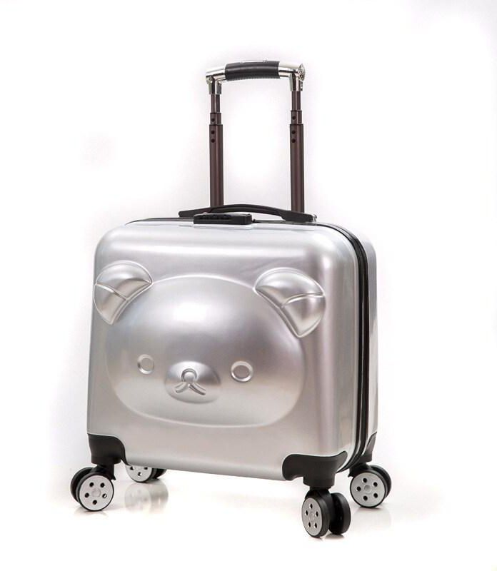 Uujuly 45*40*23CM 4 Wheel Hard Luggage Trolly Luggage Case Travel Suitacase Bag for Child Student