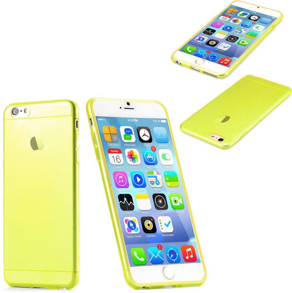 Ultra Thin Slim Soft Gel TPU Back Case Cover Skin For 4.7 Inch Apple iPhone 6 Yellow