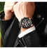 ساعة يد كرونوغراف مقاومة للماء طراز 8336 - 49 ملم - لون أسود للرجال