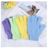 Fashion 4 Pairs Exfoliating Gloves For Scrub, Multicolours